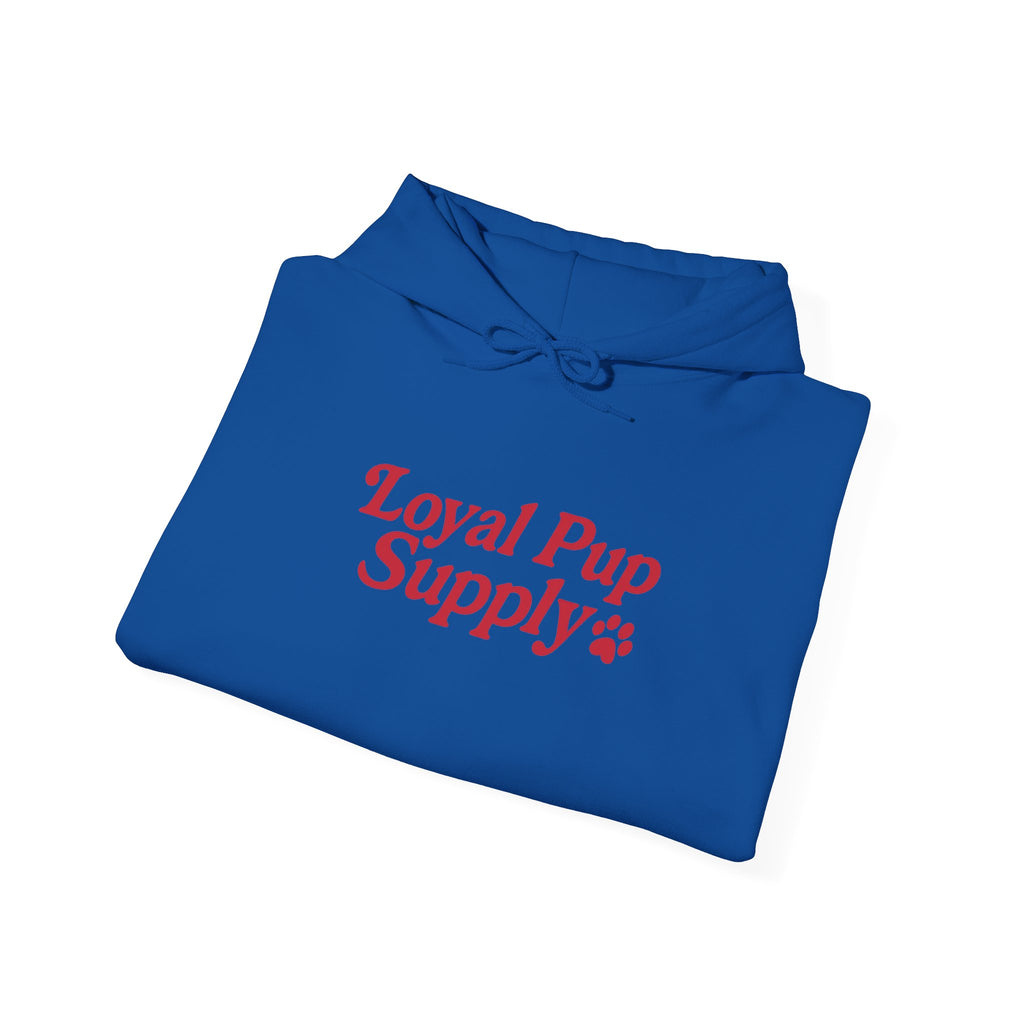 Loyal Pup Supply Hoodie, Cozy Sweatshirt for Dog Lovers, Perfect for Pet Owners, Gifts for Dog Moms, Cute Canine Apparel