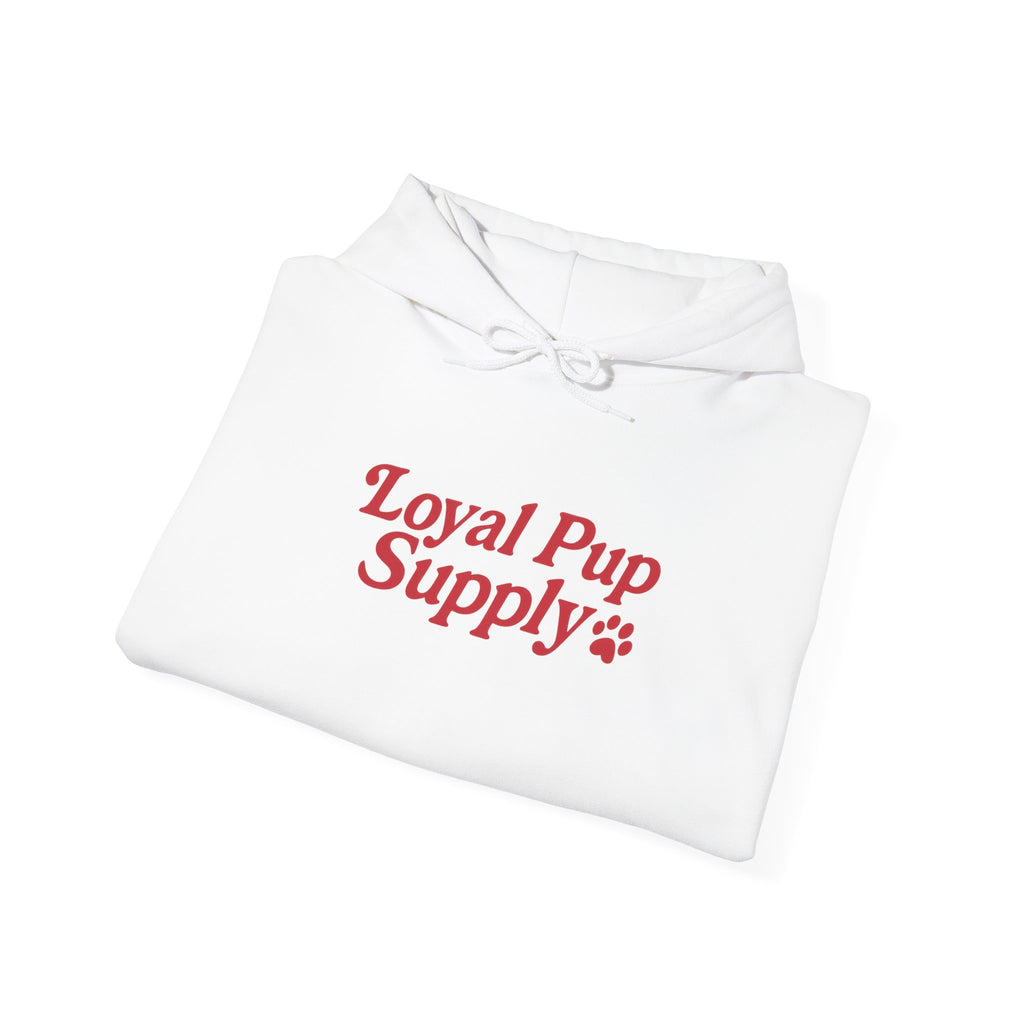 Loyal Pup Supply Hoodie, Cozy Sweatshirt for Dog Lovers, Perfect for Pet Owners, Gifts for Dog Moms, Cute Canine Apparel