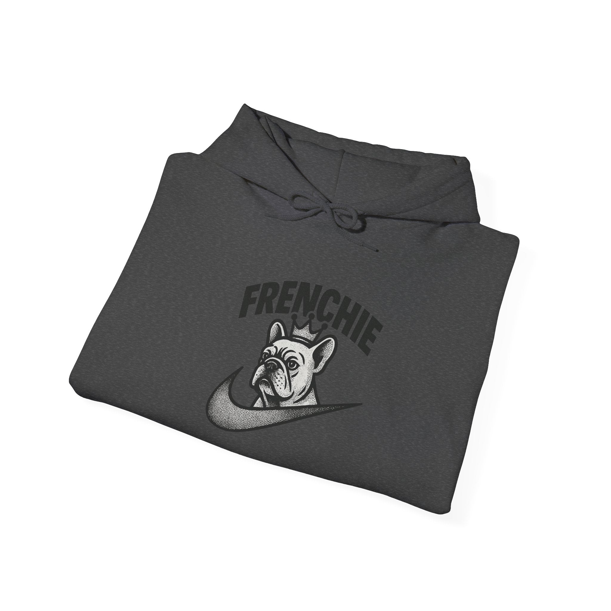 Frenchie Hoodie - Unisex Heavy Blend™, Dog Lover Sweatshirt, Perfect for Casual Wear, Gift for Pet Owners, Cozy Hooded Sweatshirt