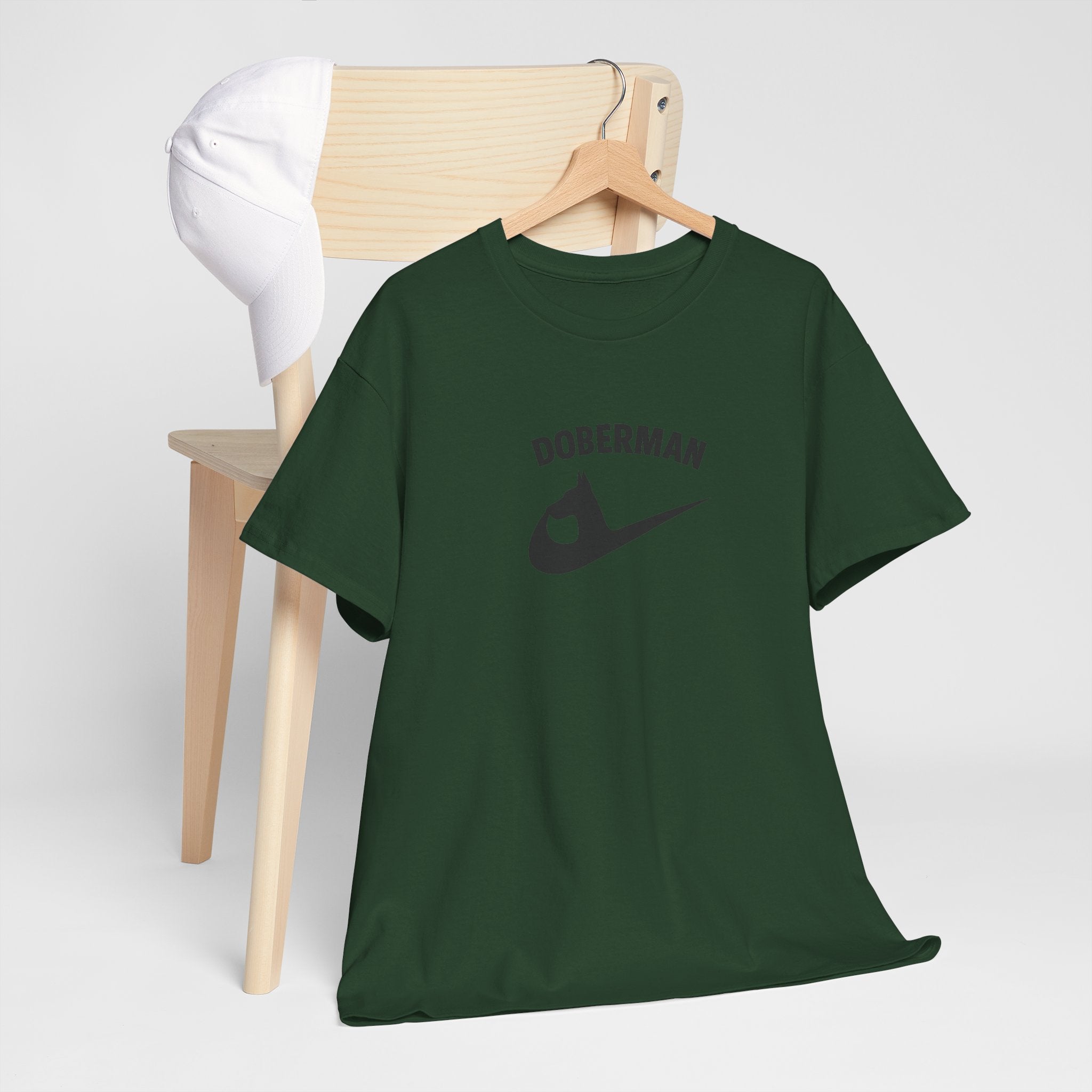 Doberman Unisex Tee – Bold Dog Lover Shirt, Guard Dog Style, Casual Pet Owner Apparel