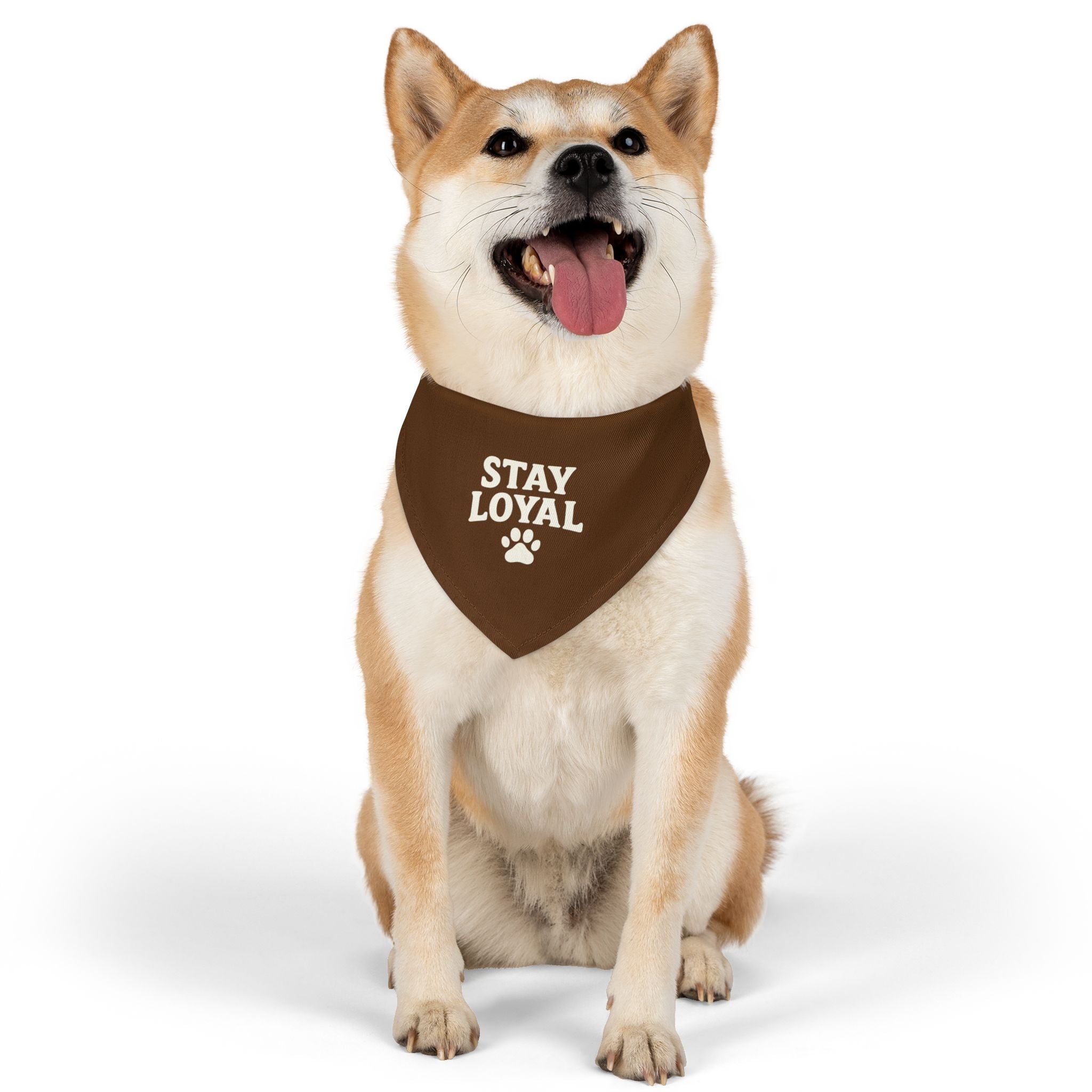 Stay Loyal Pet Bandana Collar, Cute Dog Accessories, Personalized Pet Gear, Gifts for Dog Lovers, Dog Bandana for Celebrations