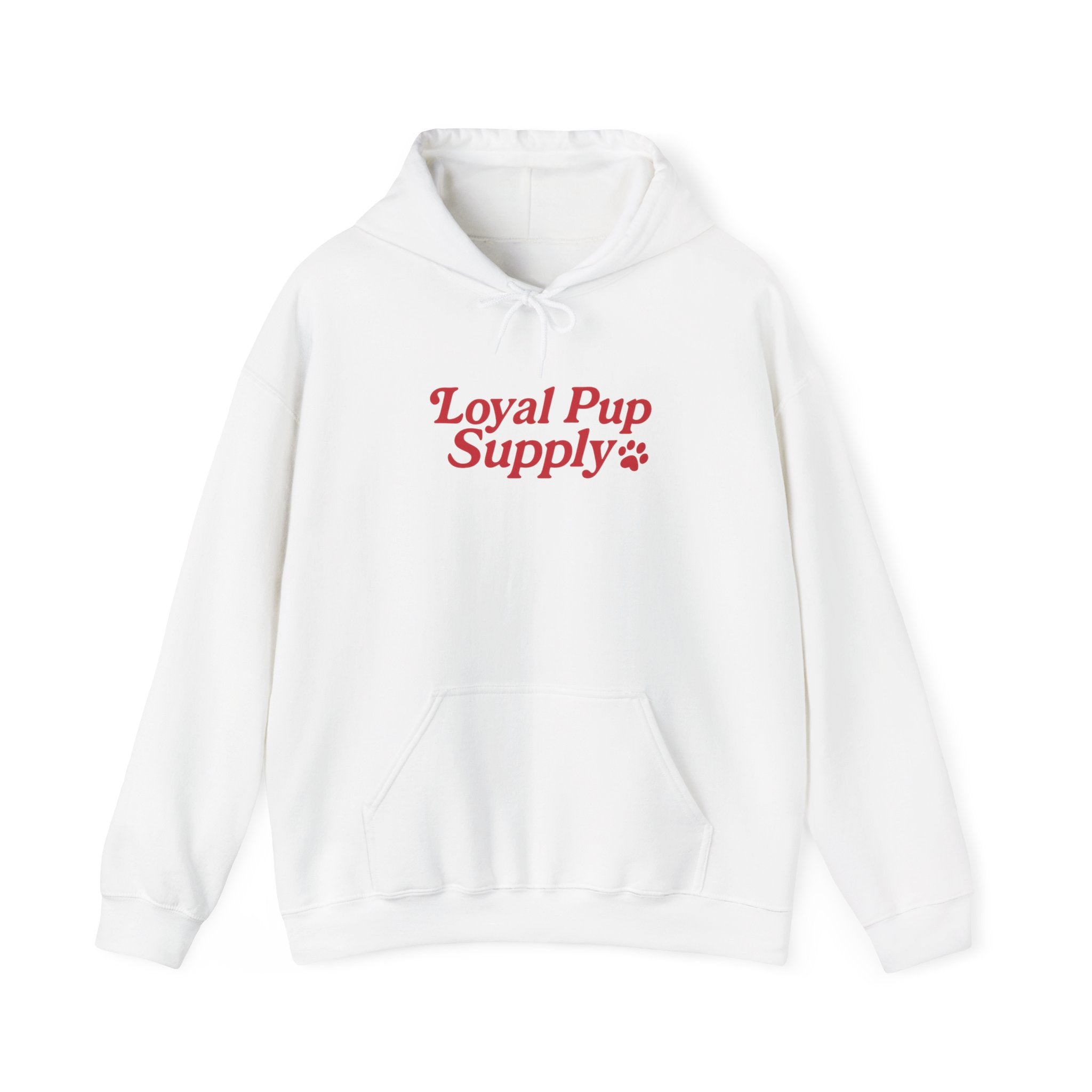 Loyal Pup Supply Hoodie, Cozy Sweatshirt for Dog Lovers, Perfect for Pet Owners, Gifts for Dog Moms, Cute Canine Apparel
