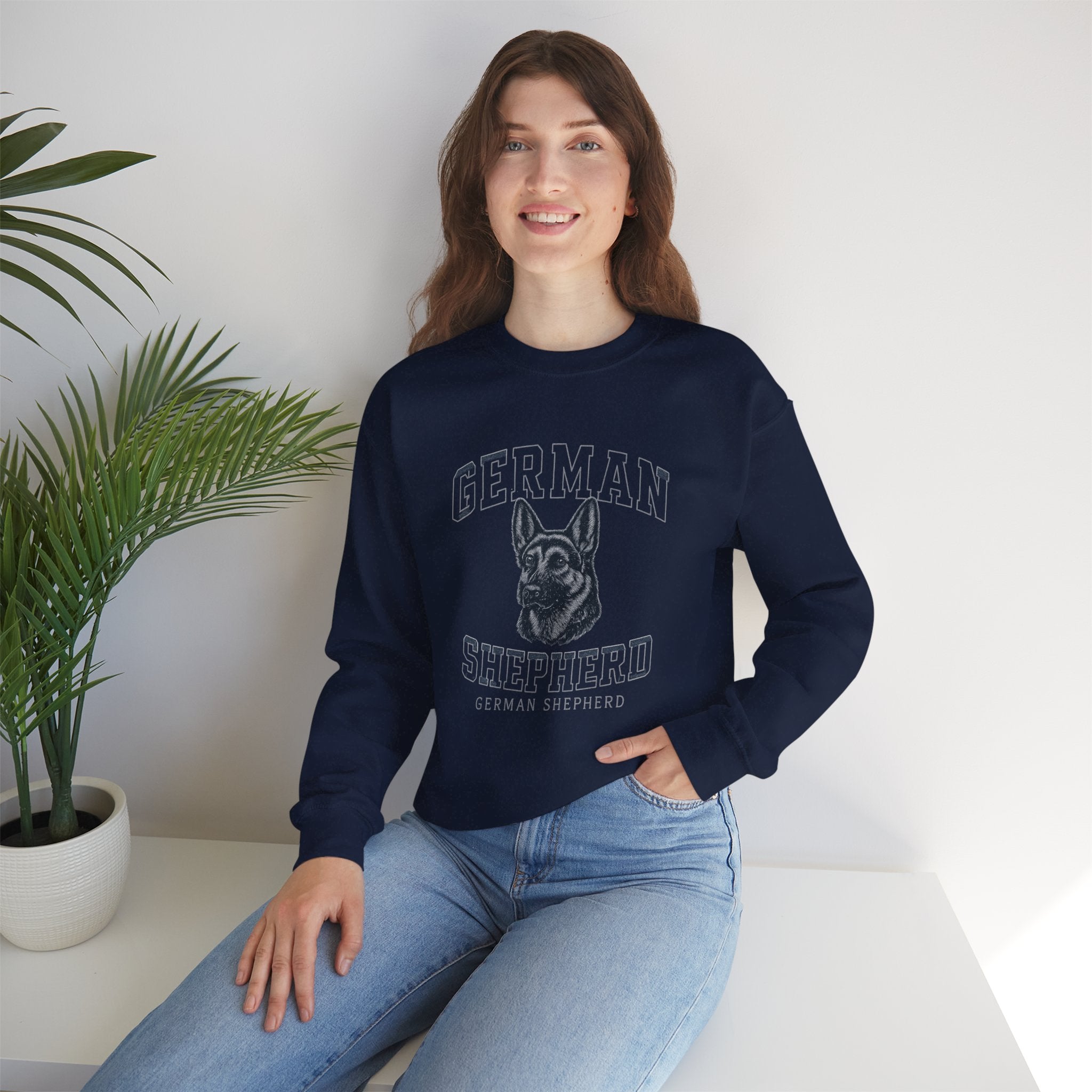 German Shepherd Crewneck Sweatshirt for Loyal Owners