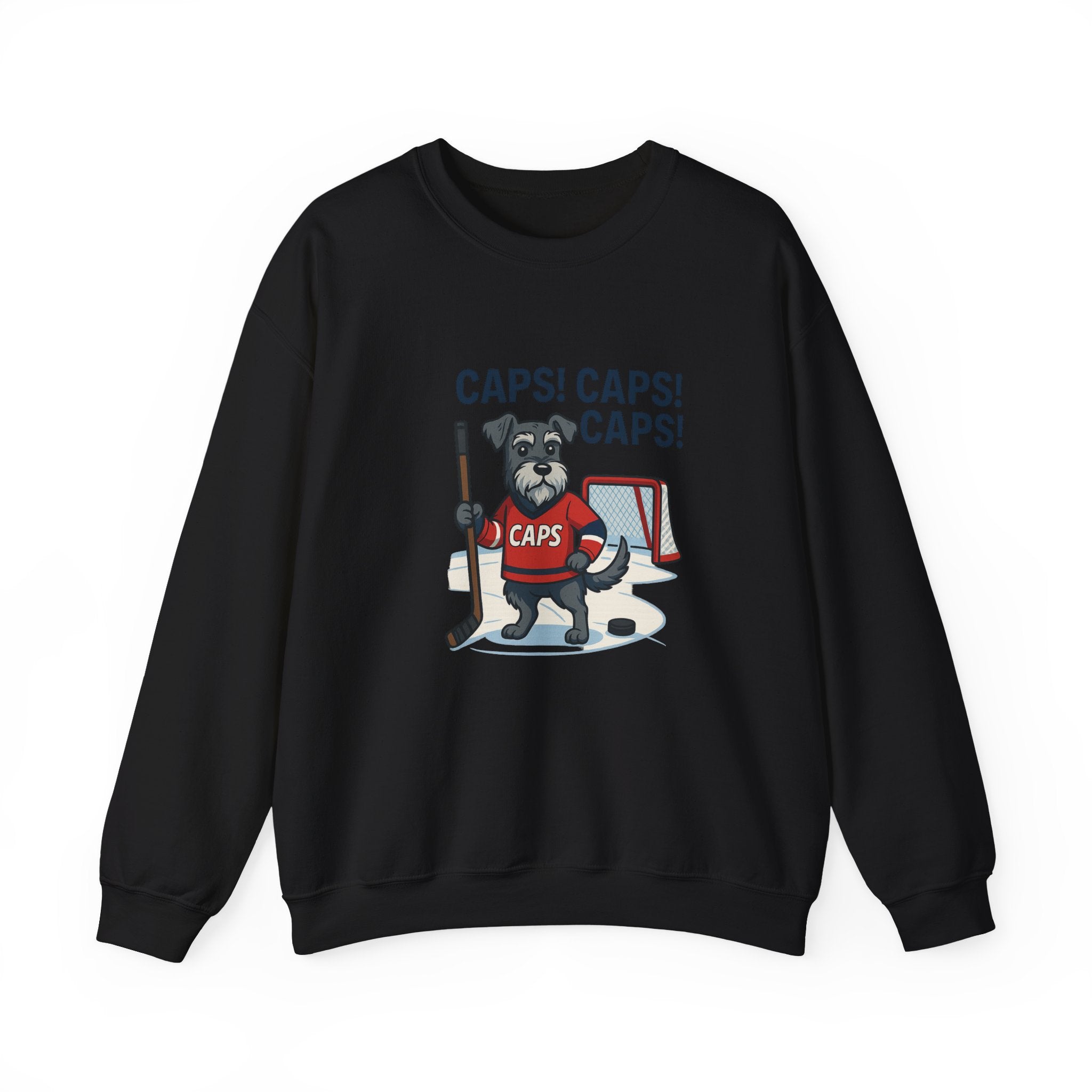 Schnauzer Hockey Sweatshirt – Funny Dog Lover’s Hoodie, Washington Hockey Fan Apparel, Unisex Winter Sweatshirt