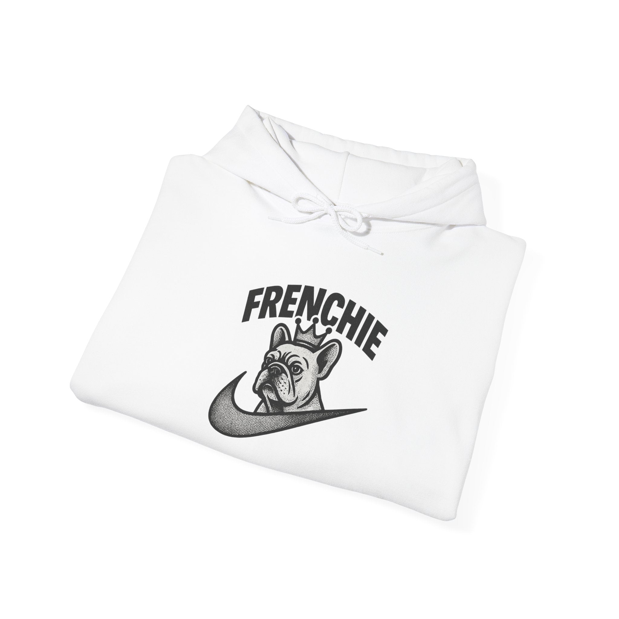 Frenchie Hoodie - Unisex Heavy Blend™, Dog Lover Sweatshirt, Perfect for Casual Wear, Gift for Pet Owners, Cozy Hooded Sweatshirt