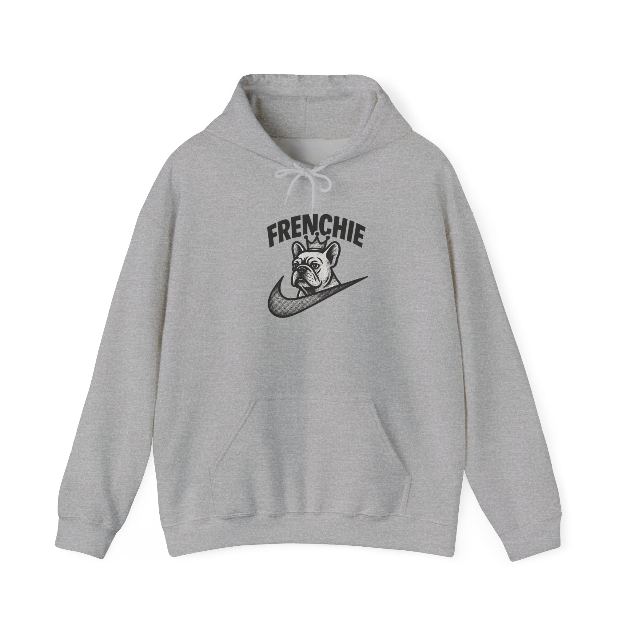 Frenchie Hoodie - Unisex Heavy Blend™, Dog Lover Sweatshirt, Perfect for Casual Wear, Gift for Pet Owners, Cozy Hooded Sweatshirt