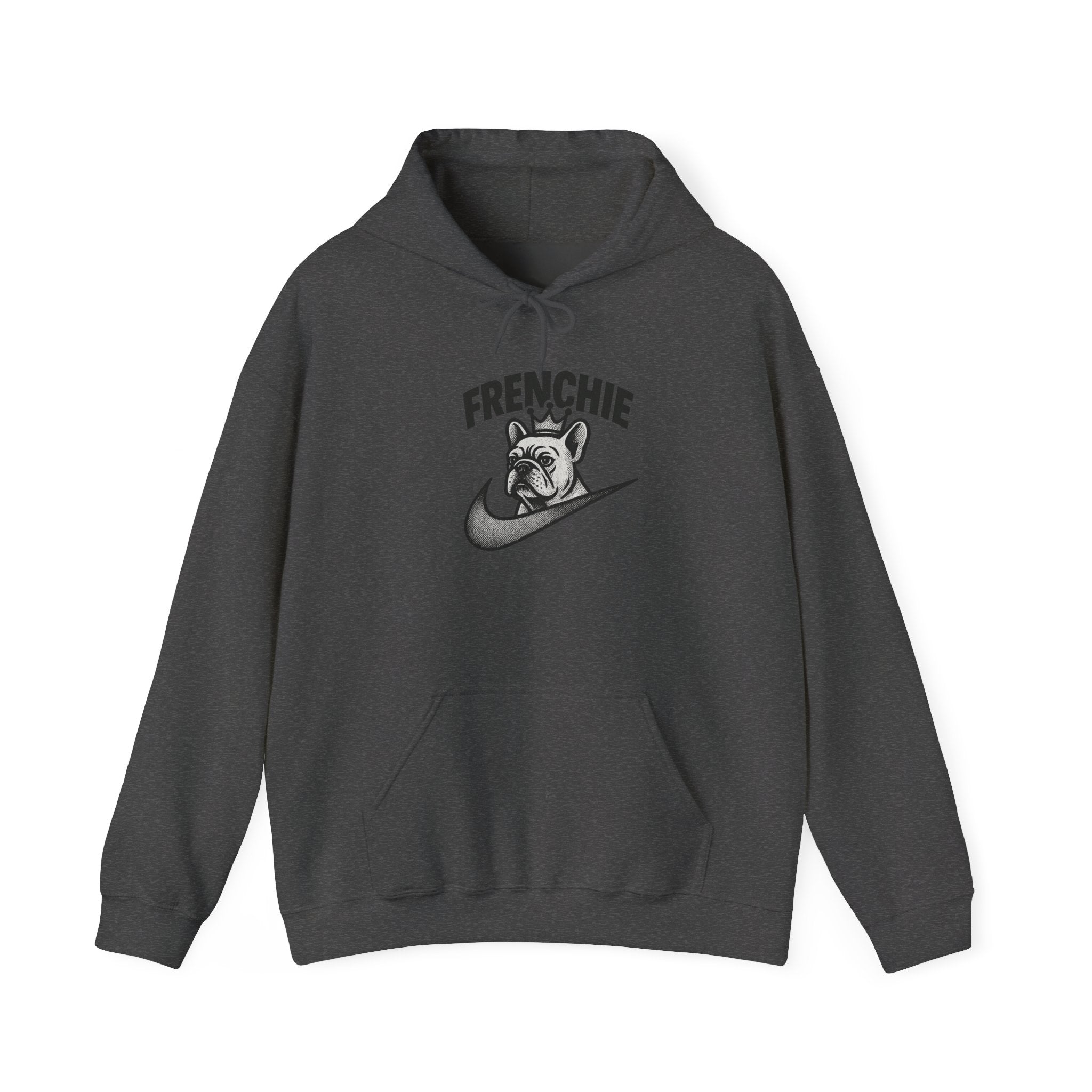 Frenchie Hoodie - Unisex Heavy Blend™, Dog Lover Sweatshirt, Perfect for Casual Wear, Gift for Pet Owners, Cozy Hooded Sweatshirt