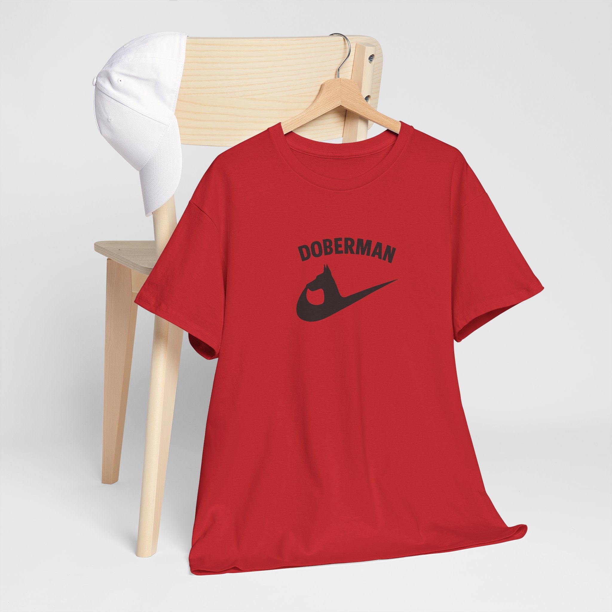 Doberman Unisex Tee – Bold Dog Lover Shirt, Guard Dog Style, Casual Pet Owner Apparel