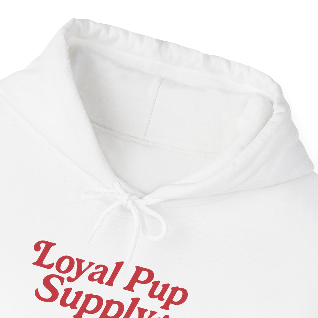 Loyal Pup Supply Hoodie, Cozy Sweatshirt for Dog Lovers, Perfect for Pet Owners, Gifts for Dog Moms, Cute Canine Apparel