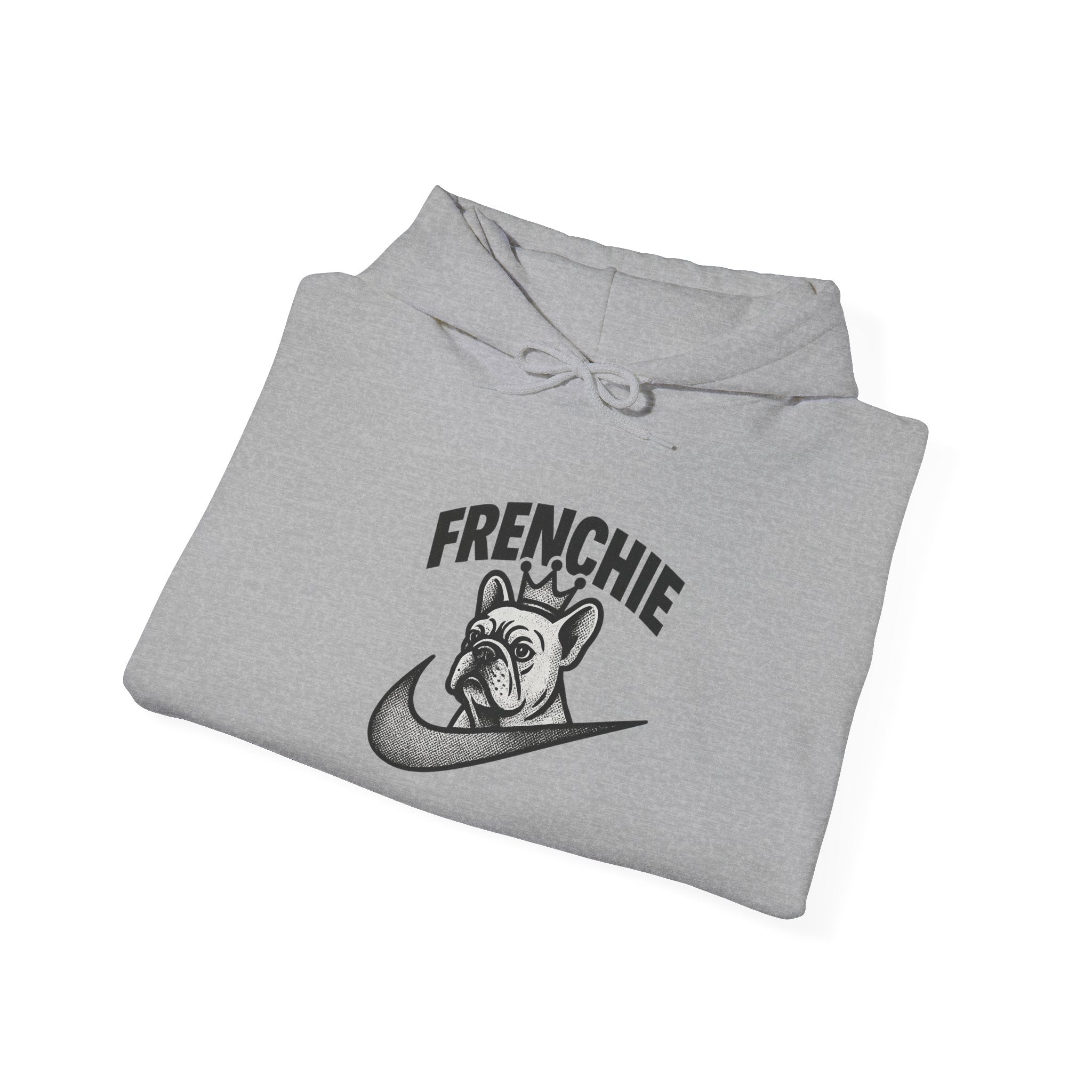 Frenchie Hoodie - Unisex Heavy Blend™, Dog Lover Sweatshirt, Perfect for Casual Wear, Gift for Pet Owners, Cozy Hooded Sweatshirt