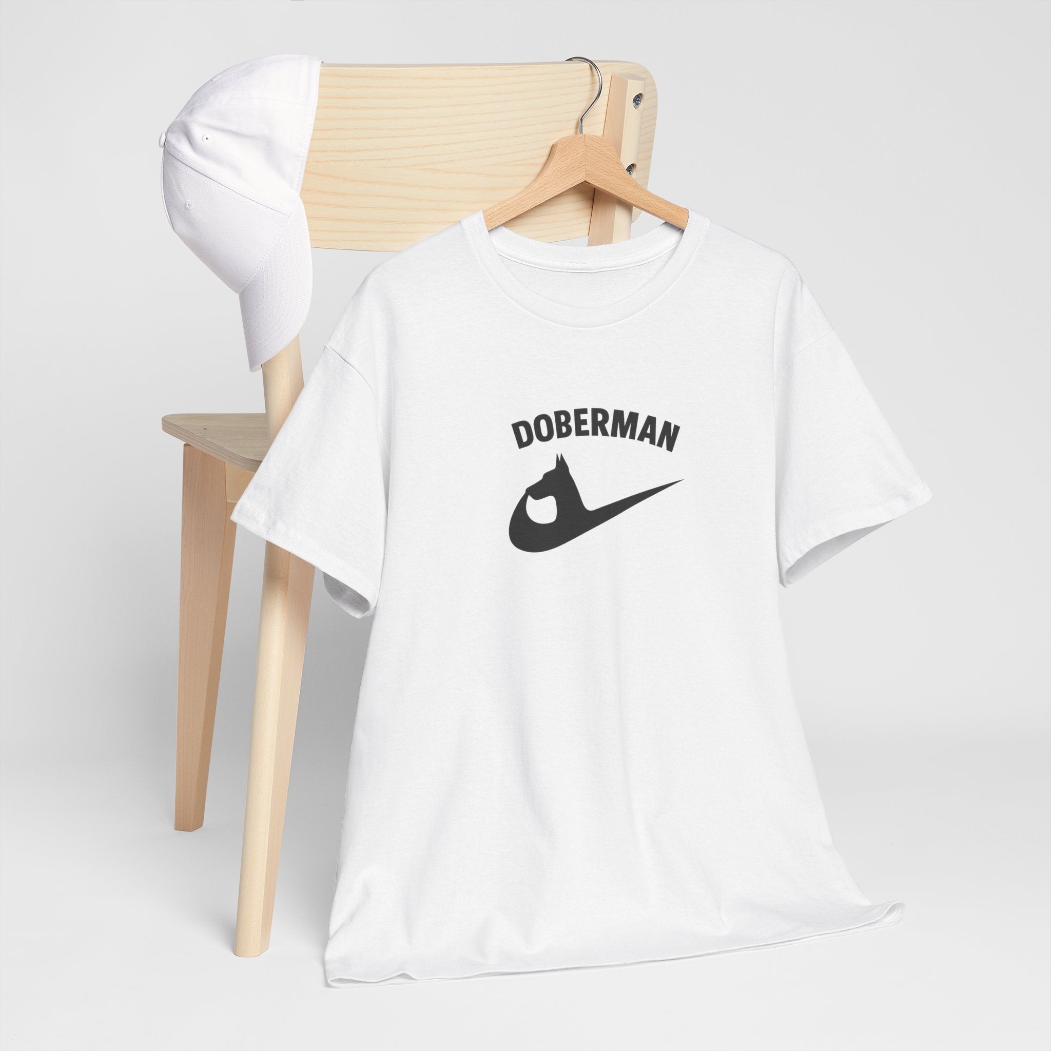 Doberman Unisex Tee – Bold Dog Lover Shirt, Guard Dog Style, Casual Pet Owner Apparel